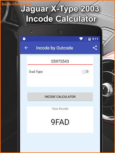 Incode by Outcode screenshot