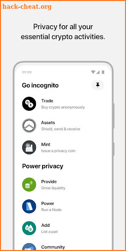 Incognito - Buy & sell Bitcoin anonymously screenshot
