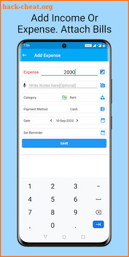 Income Expense- daily expenses screenshot