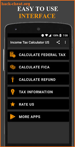 Income Tax Calculator USA screenshot