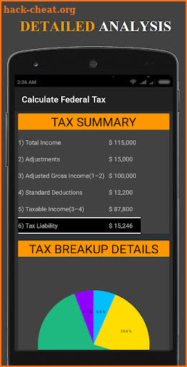 Income Tax Calculator USA screenshot