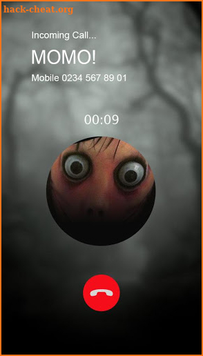 Incoming Call from Scary MOMO screenshot