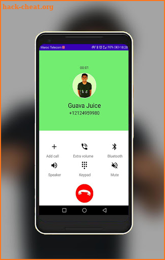 Incoming call : guava juiice screenshot