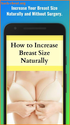 Increase Breast Seize Naturally screenshot