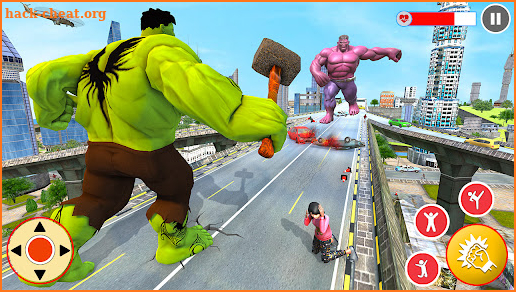 Incredible Green Hero Battle screenshot