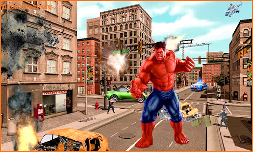 Incredible Monster Hero New City Battle Game screenshot