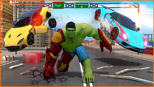 Incredible Monster Superhero City Battle Game 2021 screenshot