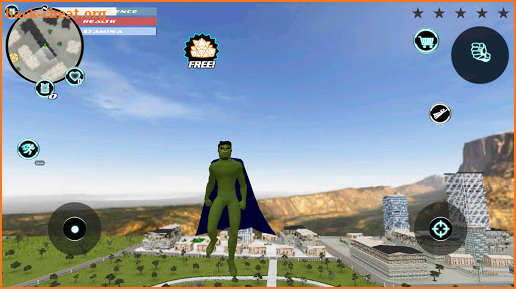Incredible Monster: Superhero Hulk Frog War screenshot