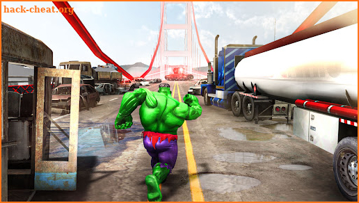 Incredible Muscle Superhero Monster Crime Battle screenshot