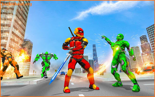 Incredible Super Ninja Robot Battle Games screenshot
