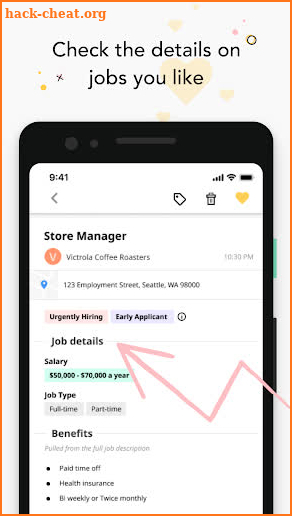 Indeed Job Inbox beta screenshot