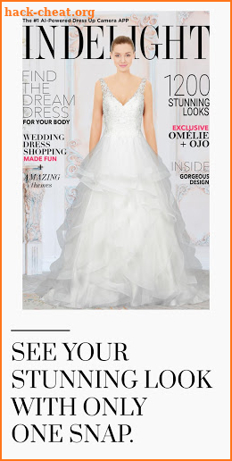 InDelight : A.I. Bridal Dress-Up Camera screenshot