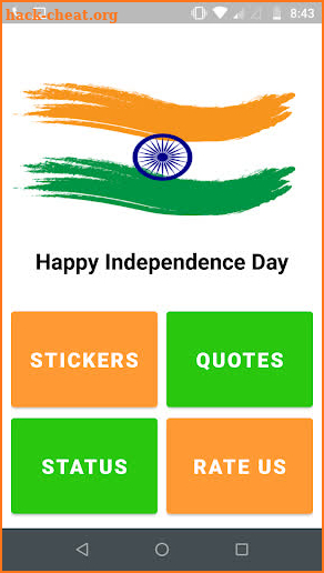 Independence day - 15 August Stickers for Whatsapp screenshot
