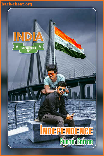 Independence Day Photo Editor - Indian Flag Face screenshot
