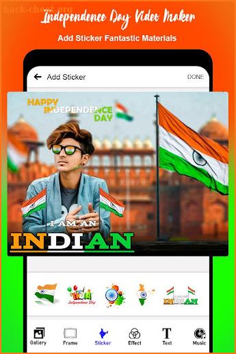 Independence Day Video Maker screenshot