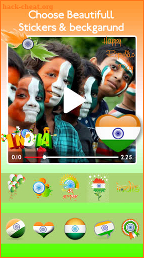 Independence Day Video Maker-15 August Movie Maker screenshot