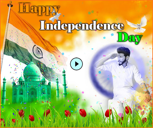 Independence day video maker - Photo frame screenshot