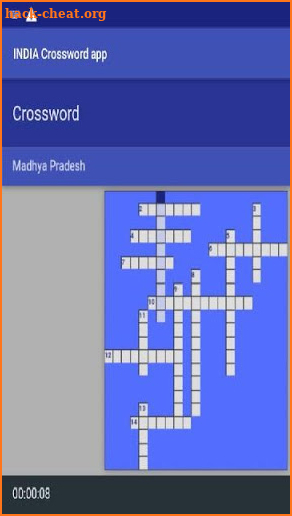 INDIA crossword App screenshot