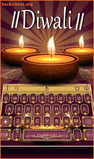 India Diwali Keyboard Theme screenshot