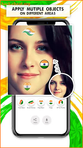 India Independence Day Strickers, Flag face & DP screenshot