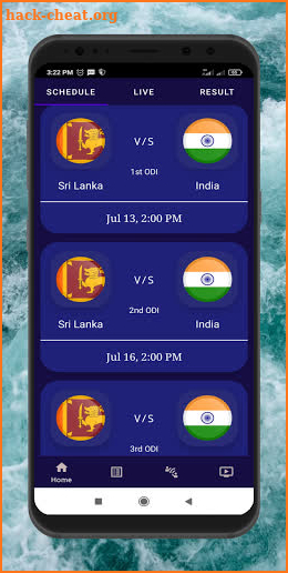 India vs Sri Lanka Schedule Live Score. IND VS SL screenshot