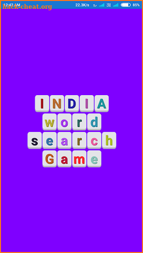 INDIA word search Game screenshot