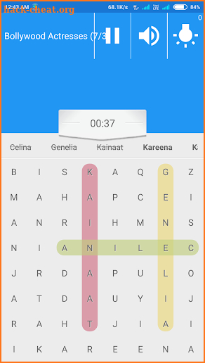 INDIA word search Game screenshot