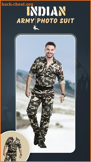 Indian Army Photo Suit - Commando Photo Suit screenshot