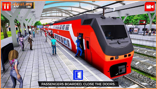 Indian City Euro Train Racing 2019:  3D Simulator screenshot