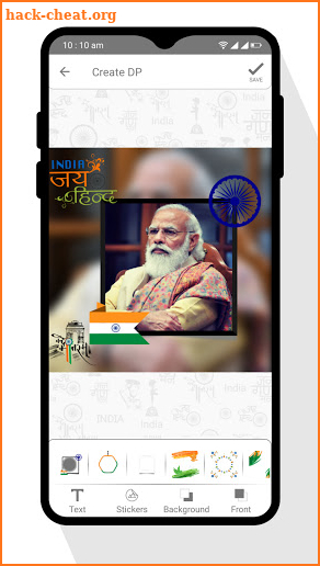 Indian Flag DP Maker screenshot