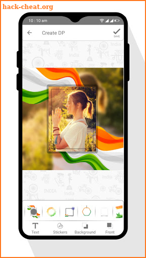 Indian Flag DP Maker screenshot