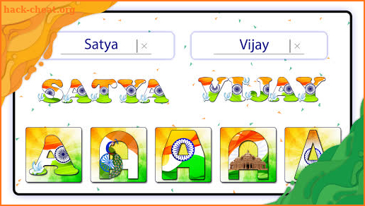 Indian Flag Name Maker screenshot