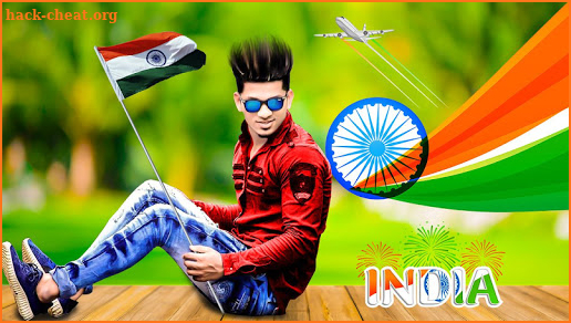 Indian Flag Photo Frame screenshot