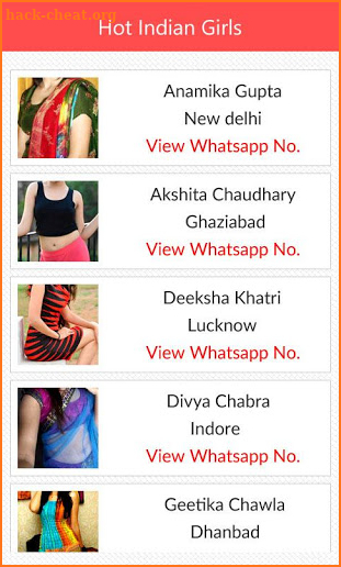 Indian Girls Mobile Number screenshot