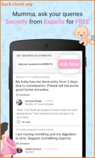 Indian Pregnancy & Parenting Tips App - Healofy screenshot