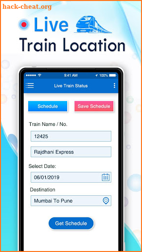 Indian Railway Live Train Running Status : PNR screenshot