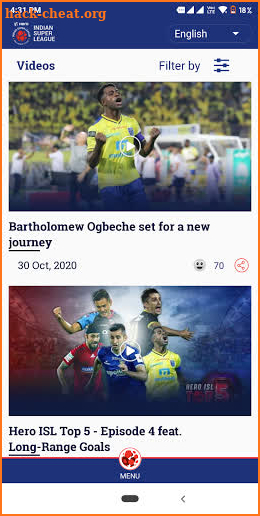 Indian Super League - Official App screenshot