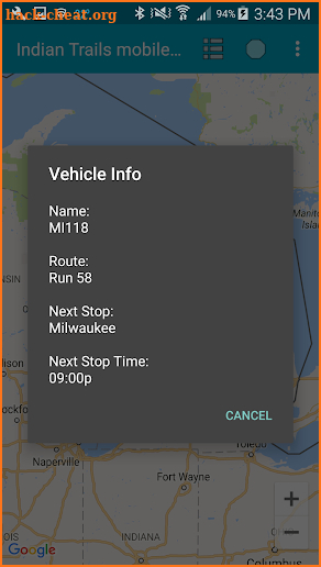 Indian Trails Bus Tracker screenshot