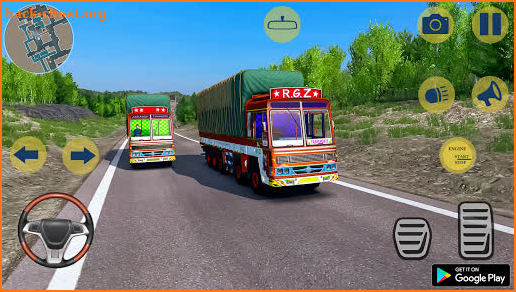 Indian Truck Simulator : Truck Cargo Games 2021 screenshot