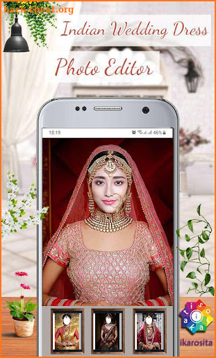 Indian Wedding Dress Photo Editor screenshot