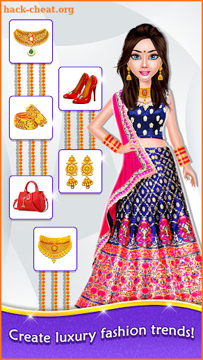 Indian Wedding Dressup- Makeup screenshot