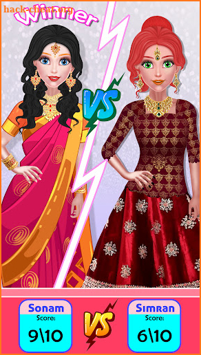 Indian Wedding Fashion Stylist: Makeup Artist game screenshot