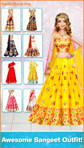 Indian Wedding Stylist - Makeup &  Dress up Games screenshot