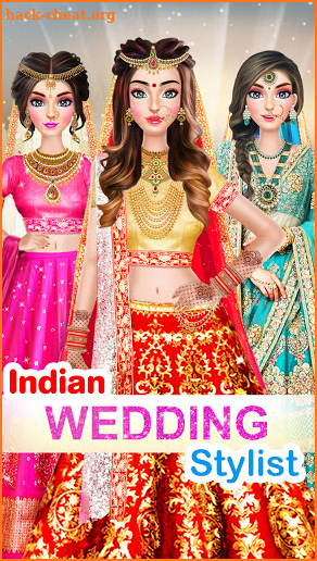 Indian Wedding Stylist - Makeup &  Dress up Games screenshot