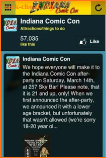 Indiana Comic Con screenshot