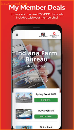 Indiana Farm Bureau screenshot