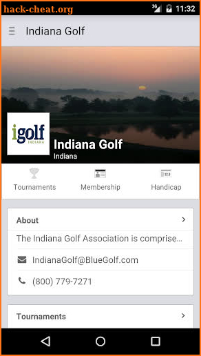 Indiana Golf screenshot