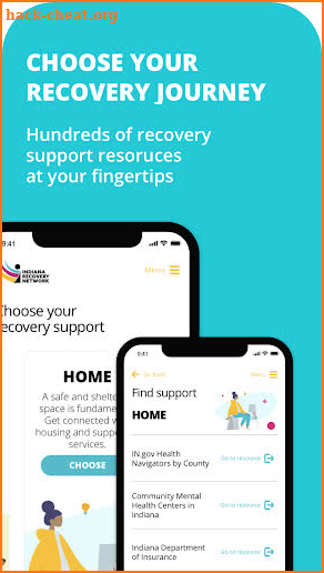 Indiana Recovery Network screenshot