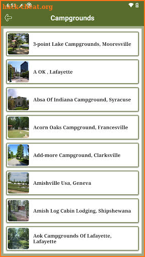 Indiana State RV Parks & Campg screenshot