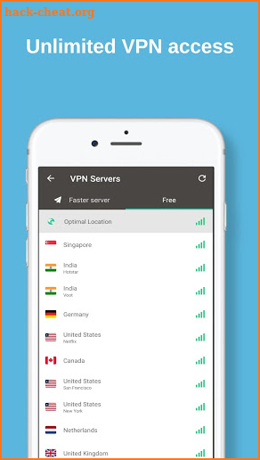IndiaVPN - Unlimited Free & Fast Security Proxy screenshot